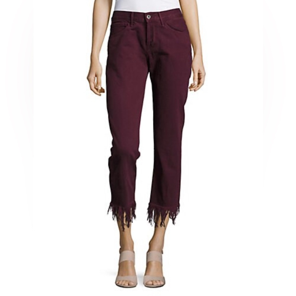 3x1 NYC jeans; color:mulberry; size: 24